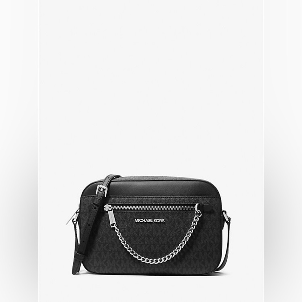 Michael Kors Jet Set Black Shoulder Bag